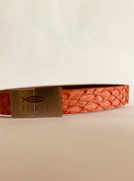 Fish leather bracelet, sun touch collection